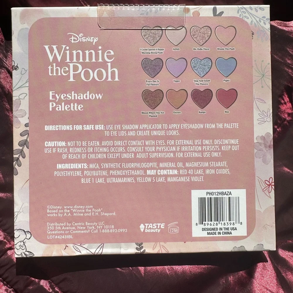 Disney Winnie-the-Pooh Heart Eyeshadow Palette